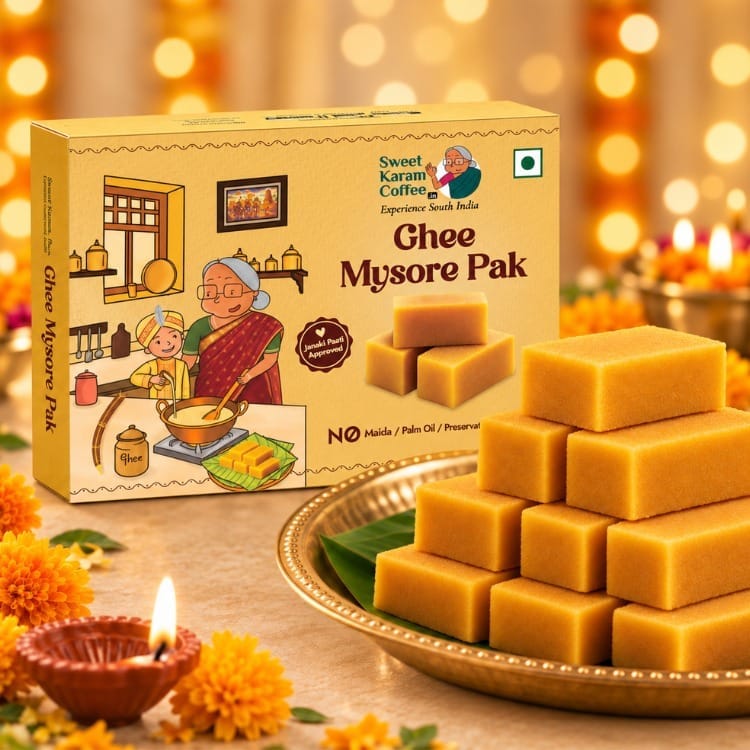 Ghee Mysore Pak pack